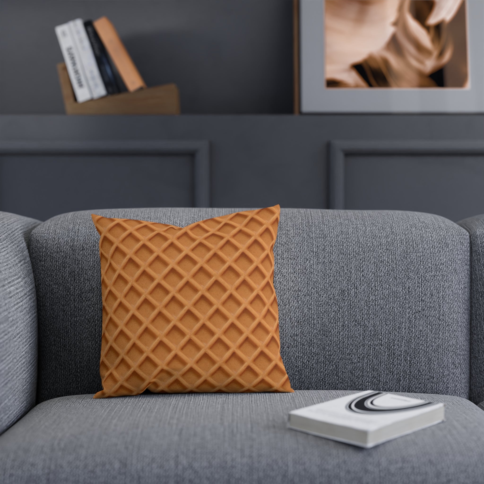 FREE Waffle Faux Suede Square Pillow