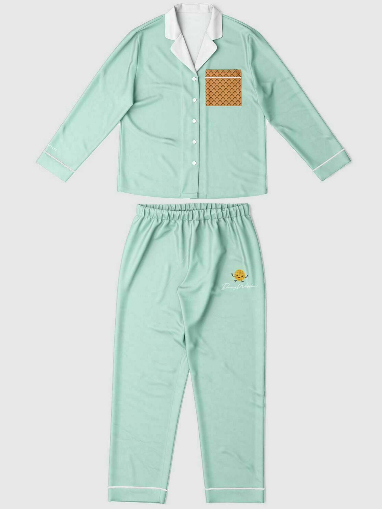 Pajama Waffle Set - Mint